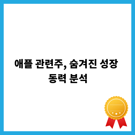 애플 관련주, 숨겨진 성장 동력 분석