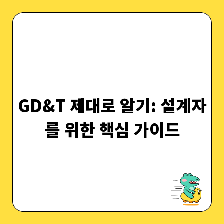 GD&T 제대로 알기: 설계자를 위한 핵심 가이드