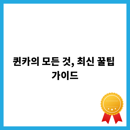 퀸카의 모든 것, 최신 꿀팁 가이드